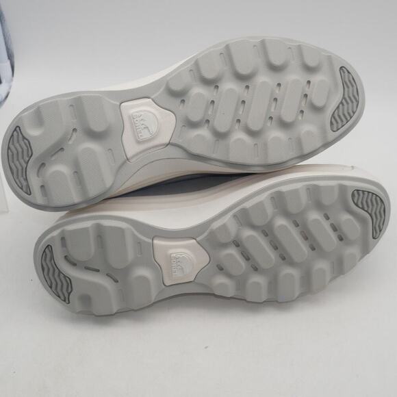NEW Sorel Women's 7.5 ONA 503 Knit Mid Sneakers Boots Moonstone Gray - Picture 8 of 11